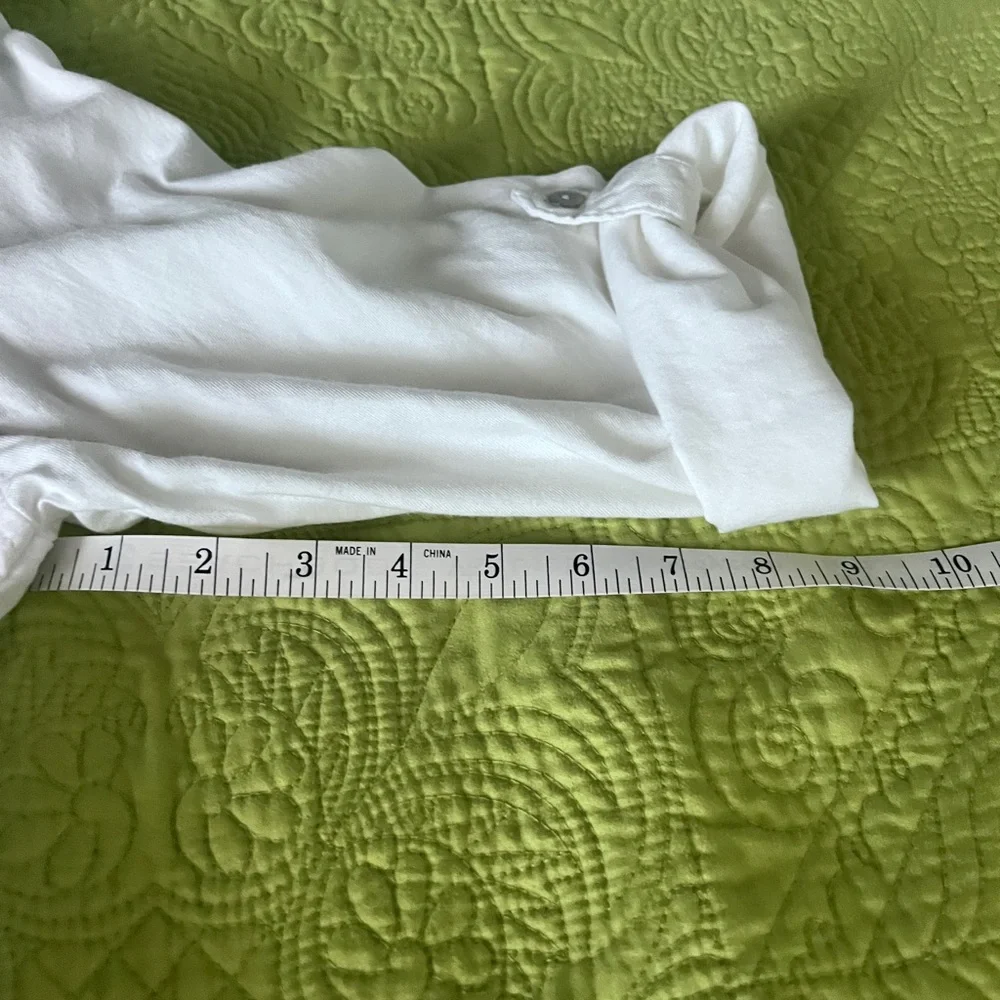 Dash Studio White Collared Cover-up or Tunic Shirt Dress Size XL - Picture 9 of 12